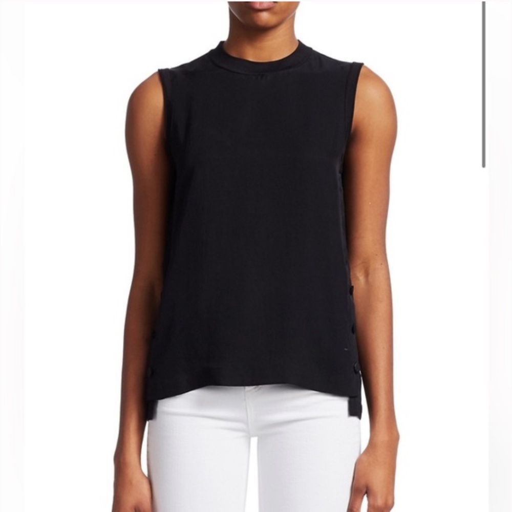 rag & bone Aiden Button Tank Top